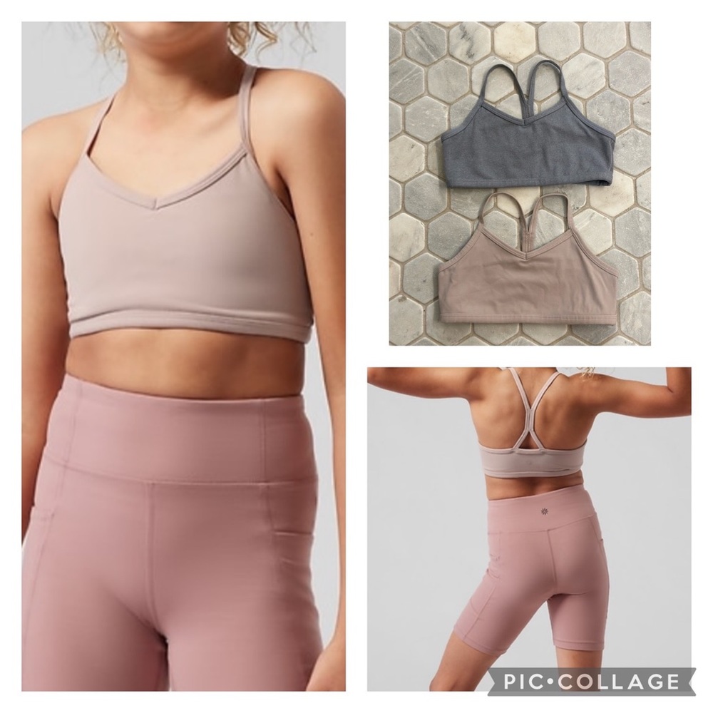 2 Athleta girl, all day bras